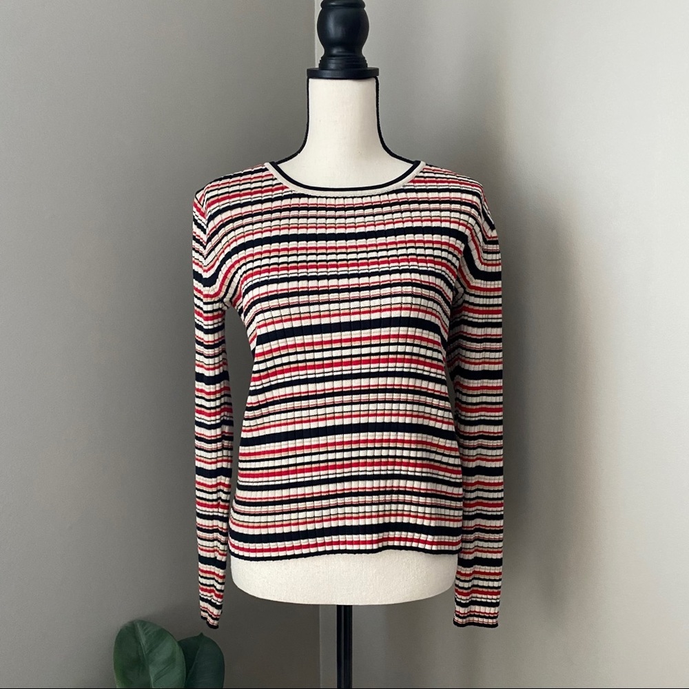 Pendleton Striped Long Sleeve Pullover Top Sz Sma… - image 1